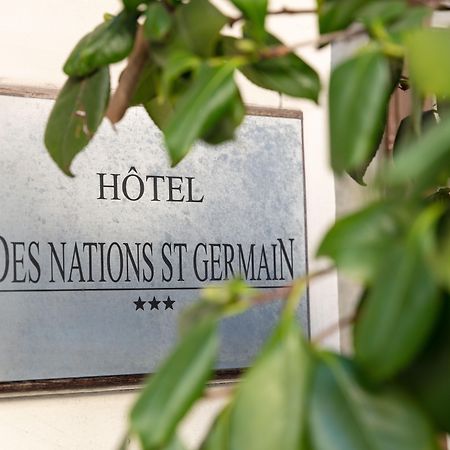 Hotel Des Nations Saint Germain Paris Exterior foto